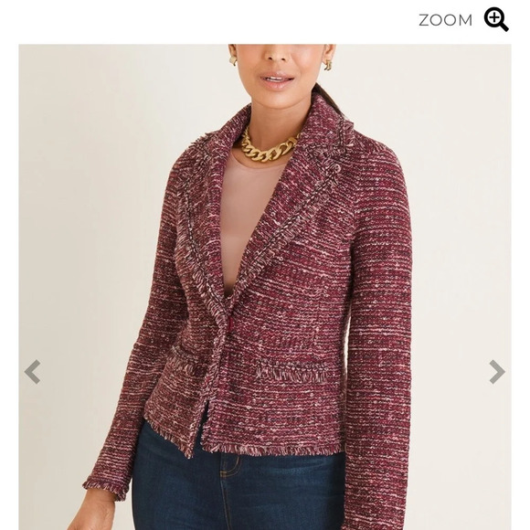 🌺🌺🌺- Gorgeous Chicos structured cardigan sweater excellent condition Chicos s… - Picture 3 of 6